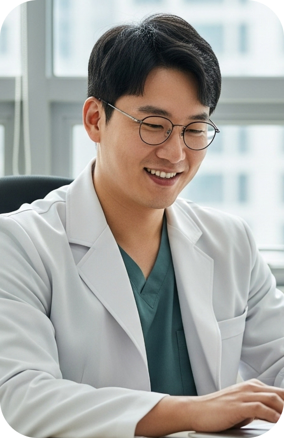 상담받는 모습